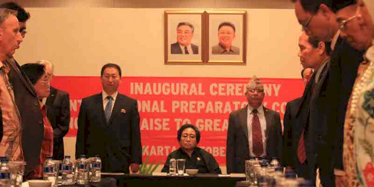 Rachmawati Soekarnoputri memimpin pertemuan Komite Regional Asia Pasifik untuk Reunifikasi Damai Korea (APRCPRK) di Jakarta, Oktober 2016./RMOL