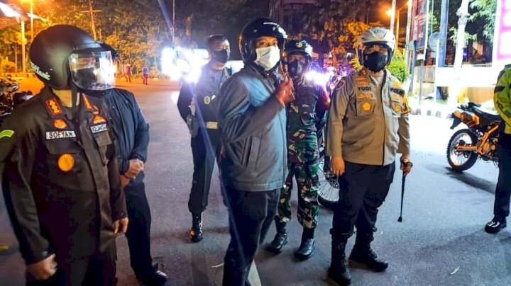 Walikota Bersama Forkopimda Patroli PPKM Darurat