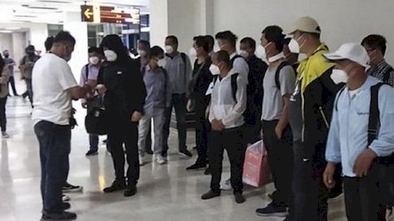 Para TKA yang masuk Indonesia/ net