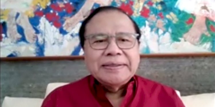 Tokoh nasional DR. Rizal Ramli saat mengisi webinar yang diselenggarakan oleh BEM FEB Uhamka bertajuk 
