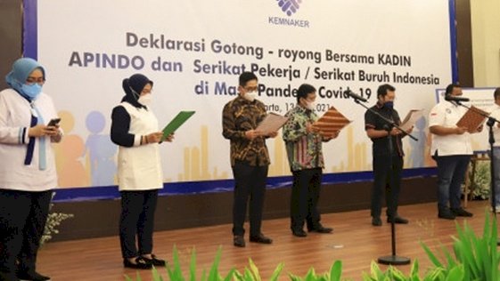 Deklarasi Gotong Royong PPKM Darurat/Net