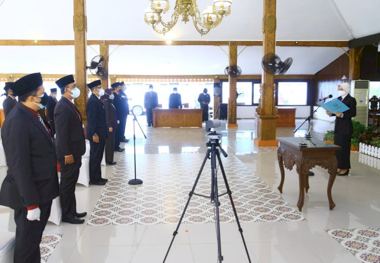 Suasana pelantikan di Pendopo Kabupaten Probolinggo/RMOLJatim