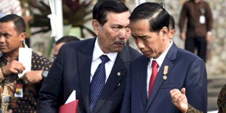 Jokowi dan Luhut/Net