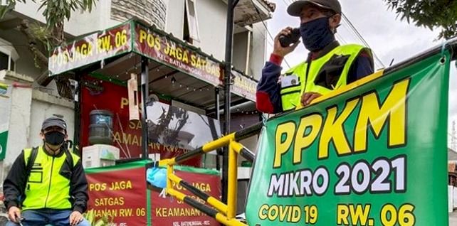 Ilustrasi PPKM Mikro/Net