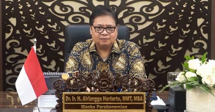 Menteri Koordinator Bidang Perekonomian yang juga menjabat Ketua Komite Penanganan Covid-19 dan Pemulihan Ekonomi Nasional (KPCPEN), Airlangga Hartarto/Repro