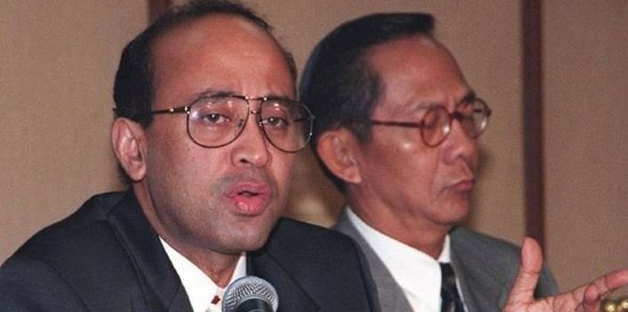 Mantan anggota DPR RI periode 1999-2004, Fuad Bawazier (kiri)/Net