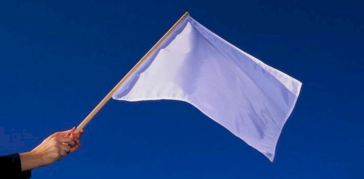 Ilustrasi bendera putih/Net
