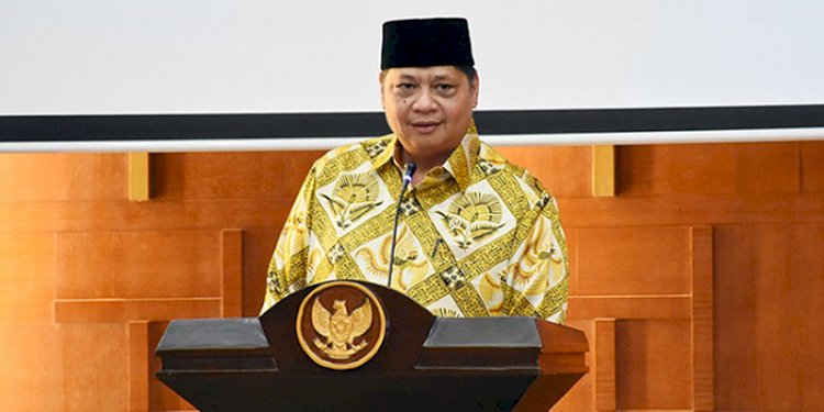 Menteri Koordinator Bidang Perekonomian yang juga menjabat Ketua Komite Penanganan Covid-19 dan Pemulihan Ekonomi Nasional (KPCPEN), Airlangga Hartarto/Net