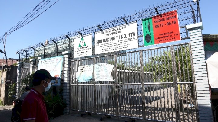 Gedung SDN Gading III No. 179 Surabaya dijadikan rumah sehat/RMOLJatim