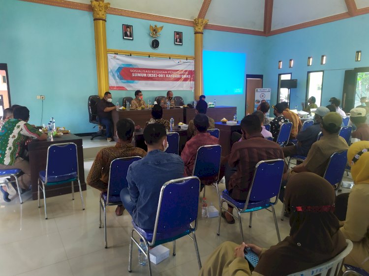 Sosialisasi kegiatan pengeboran sumur KSE Pertamina di Balai Desa Canggah, Kecamatan Sarirejo, Kabupaten Lamongan/RMOLJatim