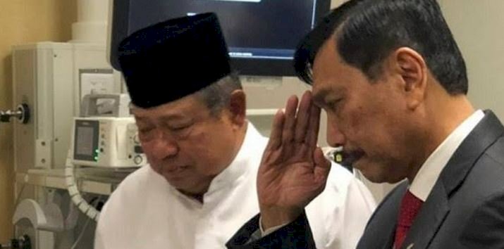 Susilo Bambang Yudhoyono dan Luhut Binsar Padjaitan/Net