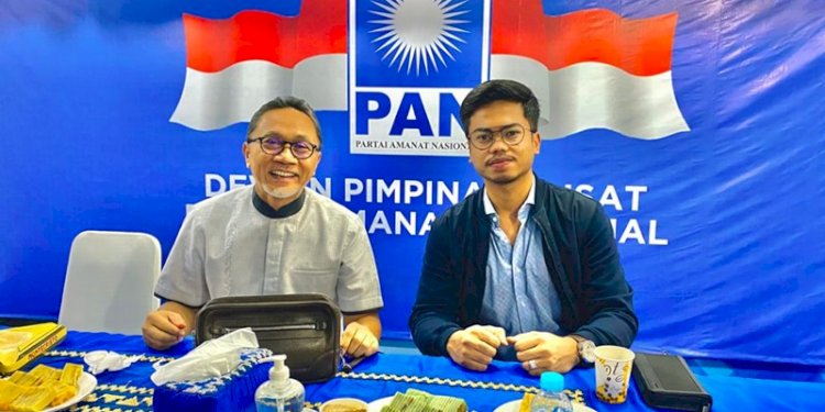 Ketua Umum Partai Amanat Nasional (PAN), Zulkifli Hasan dan Valeryan Bramasta Kelana Putra/Ist