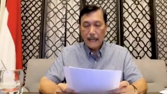 Menteri Koordinator Bidang Kemaritiman dan Investasi (Menko Marves) Luhut Binsar Pandjaitan 