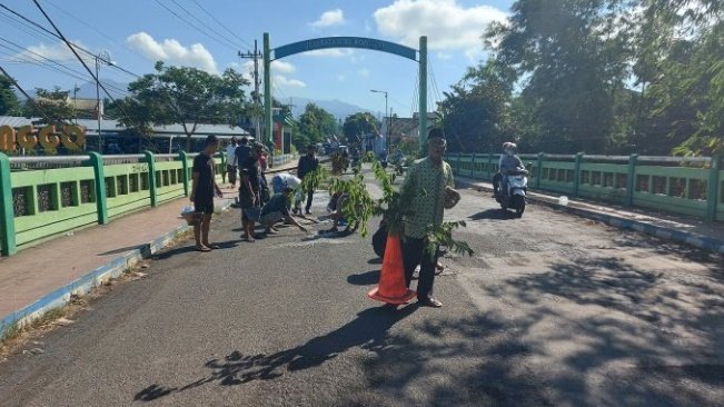 Kondisi jembatan Ki Ronggo/ist