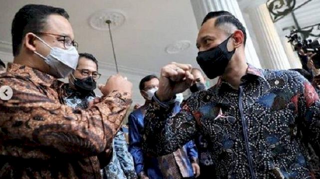 Gubernur DKI Jakarta Anies Baswedan dan Agus Harimurti Yudhoyono dalam satu kesempatan/Net