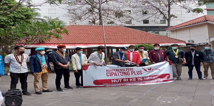 Cipayung Plus saat memberikan keterangan pers di Jakarta/Ist