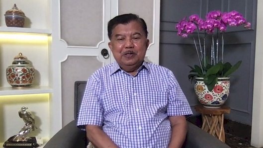 Wakil Presiden RI Jusuf Kalla dalam webinar bertema 