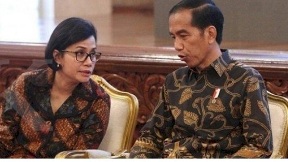 Sri Mulyani  dan Presiden Jokowi / net