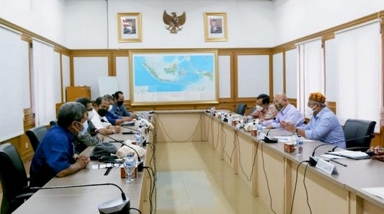 Jajaran Partai Prima saat audiensi ke KPU/Net