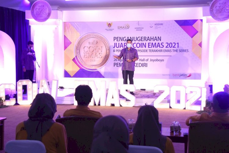 Wali Kota Kediri Abdullah Abu Bakar saat menghadiri English Masive/RMOLJatim