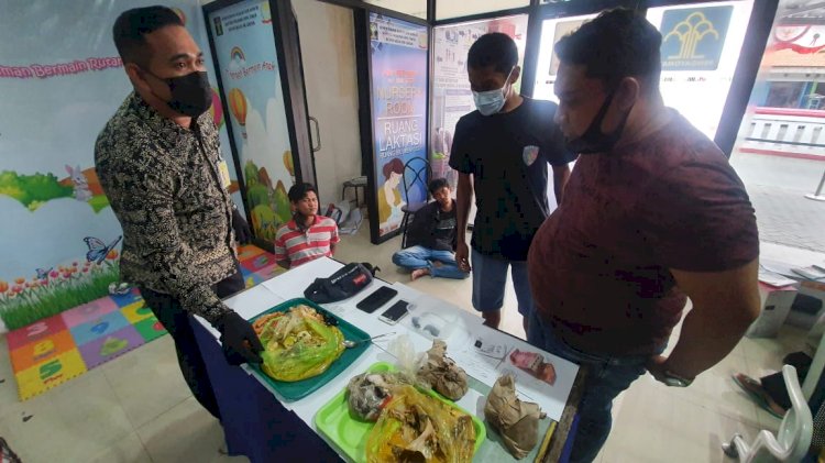 Penyelundupan dua paket sabu dalam kepala ikan bandeng/Ist 