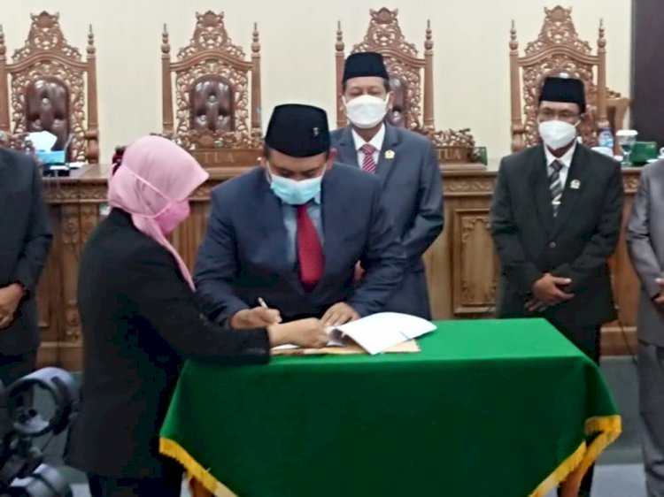 Situasi rapat paripurna DPRD Ngawi/RMOLJatim