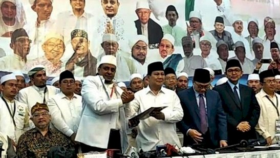 Prabowo Subianto mendapat dukungan dalam Ijtima Ulama II tahun 2018 lalu/Net