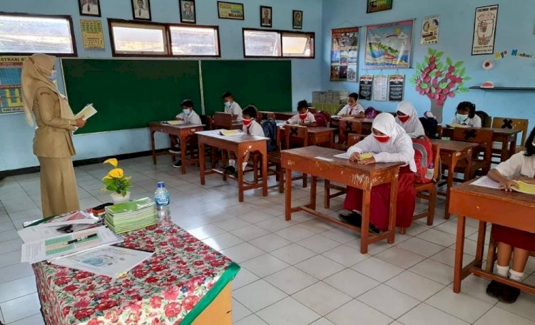 Pemkab Probolinggo Uji Coba Sekolah Tatap Muka. /Ist