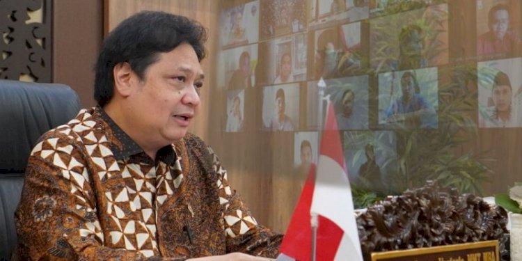 Ketua Umum Partai Golkar, Airlangga Hartarto, yang kini menjadi Menteri Koordinator Bidang Perekonomian sekaligus Ketua Komite Penanganan Covid-19 dan Pemulihan Ekonomi Nasional (KPCPEN)/Repro