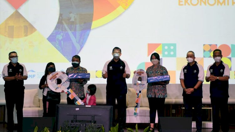 Puncak acara peringatan Hapernas tahun 2021 di Jakarta, Rabu (25/8)./Dok