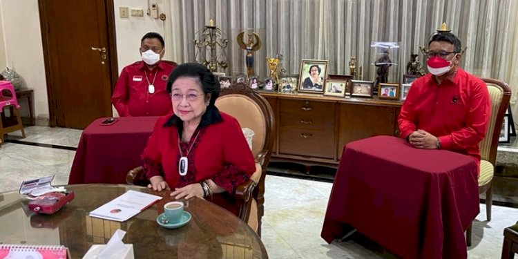 Ketua Umum PDI Perjuangan Megawati Soekarnoputri dalam pengarahan di Sekolah Partai PDIP di Lenteng Agung, Jakarta Selatan/RMOL