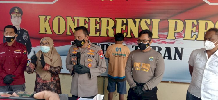  Press conference Polres Tuban/RMOLJatim