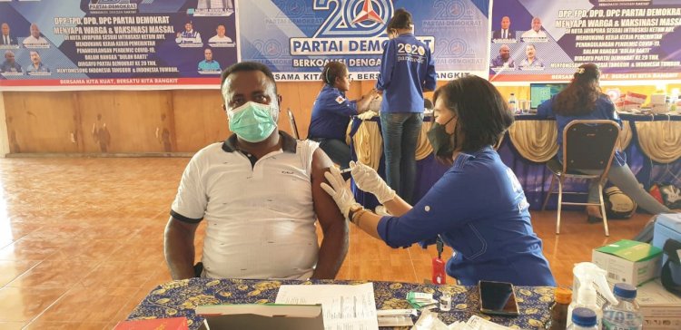 Vaksinasi Covid 19 di Papua'net