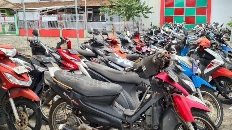 Kendaraan barang bukti/ ist