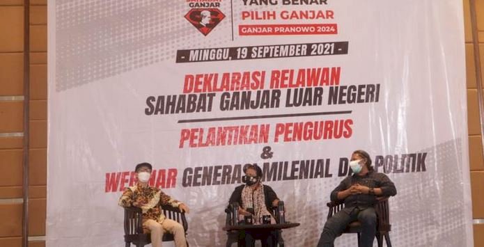 Deklarasi Relawan Sahabat Ganjar di 17 negara/Ist