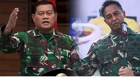 KSAL Laksamana Yudo Margono dan KSAD Jenderal Andika Perkasa/RMOL