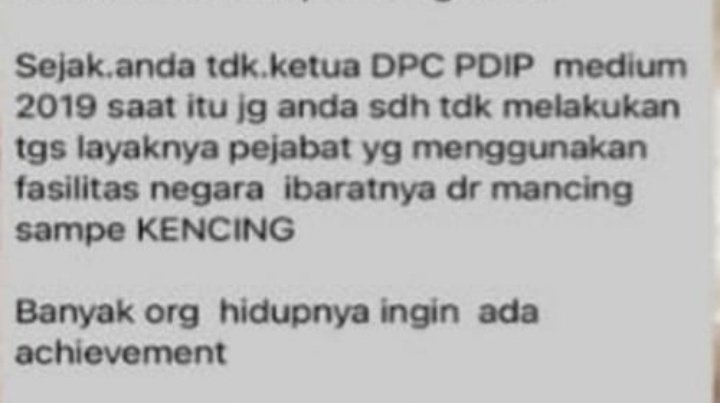 Beberapa percakapan di Grup WA / repro