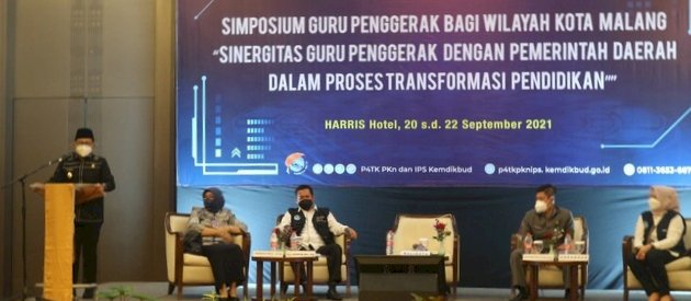 Walikota Malang, Drs. H. Sutiaji dalam Simposium Guru Penggerak/Ist 