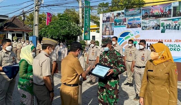 Kegiatan peringatan Hataru 2021 di Halaman Kantor BPN Jember/Ist