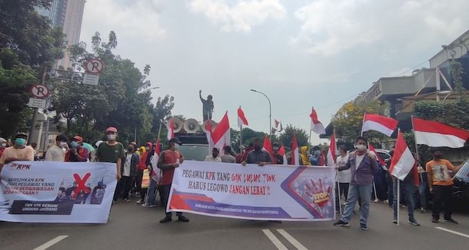 Aksi Garda Penegak Pancasila/Net