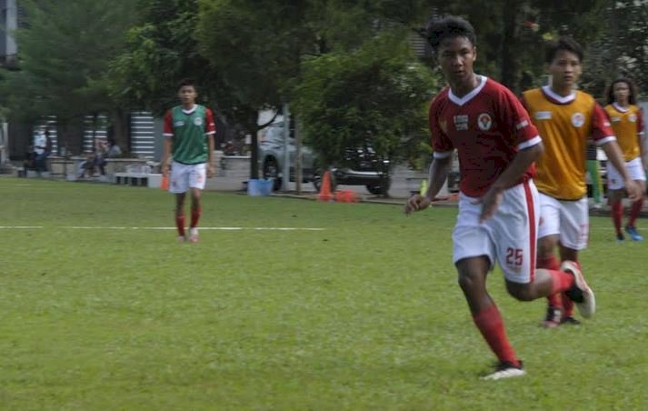 Muhamad Rifai Tri Almi saat mengikuti seleksi Timnas Pelajar Kemenpora U15/RMOLJatim