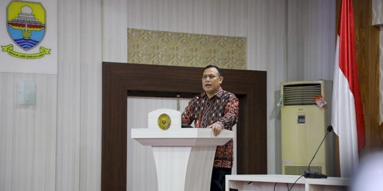 Ketua KPK Firli Bahuri dalam kegiatan Politik Cerdas Berintegritas di Jambi/RMOL