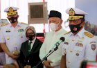 HUT TNI Ke-76, Dankodiklat AL Pantau Vaksinasi dan Ziarah Di Pesantren Tebuireng