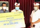 BTN Serahkan Bantuan bagi Korban Bencana Gempa Bali