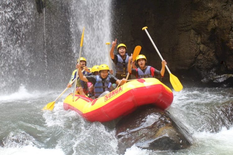 Penikmat arum jeram Songa Adventure /RMOLJatim