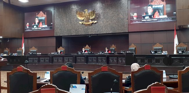 Ilustrasi sidang Mahkamah Konstitusi (MK)/Net