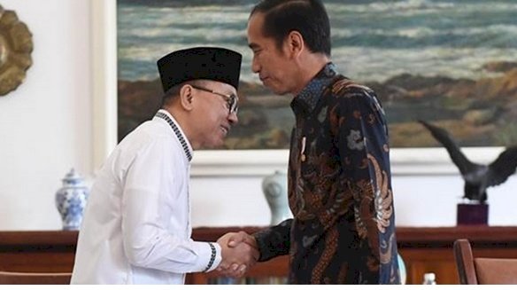 Presiden Joko Widodo dan Ketua Umum Partai Amanat Nasional (PAN), Zulkifli Hasan/Net
