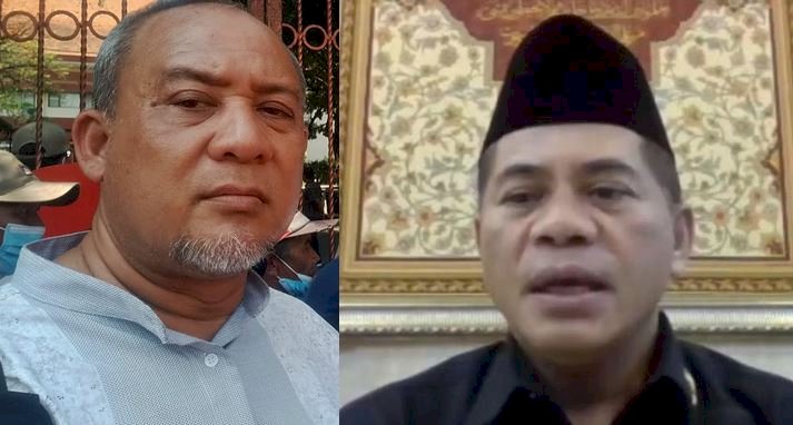 Ketua Harian PPKN, Tjetjep Muhammad Yasin (kiri) dan Direktur Pencegahan BNPT Brigjen R Ahmad Nur Wahid/repro