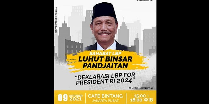 Poster Luhut Binsar Pandjaitan/Net