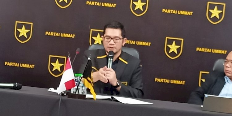  Ketua Umum Partai Ummat Ridho Rahmadi/RMOL